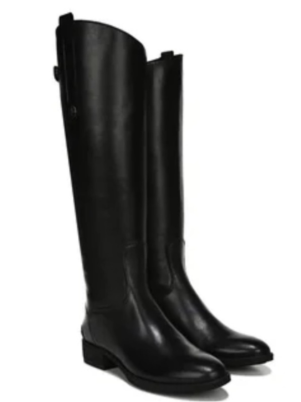 Sam Edelman Black Tall Riding Knee-High Boots